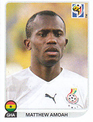 Matthew Amoah Ghana samolepka Panini World Cup 2010 #332